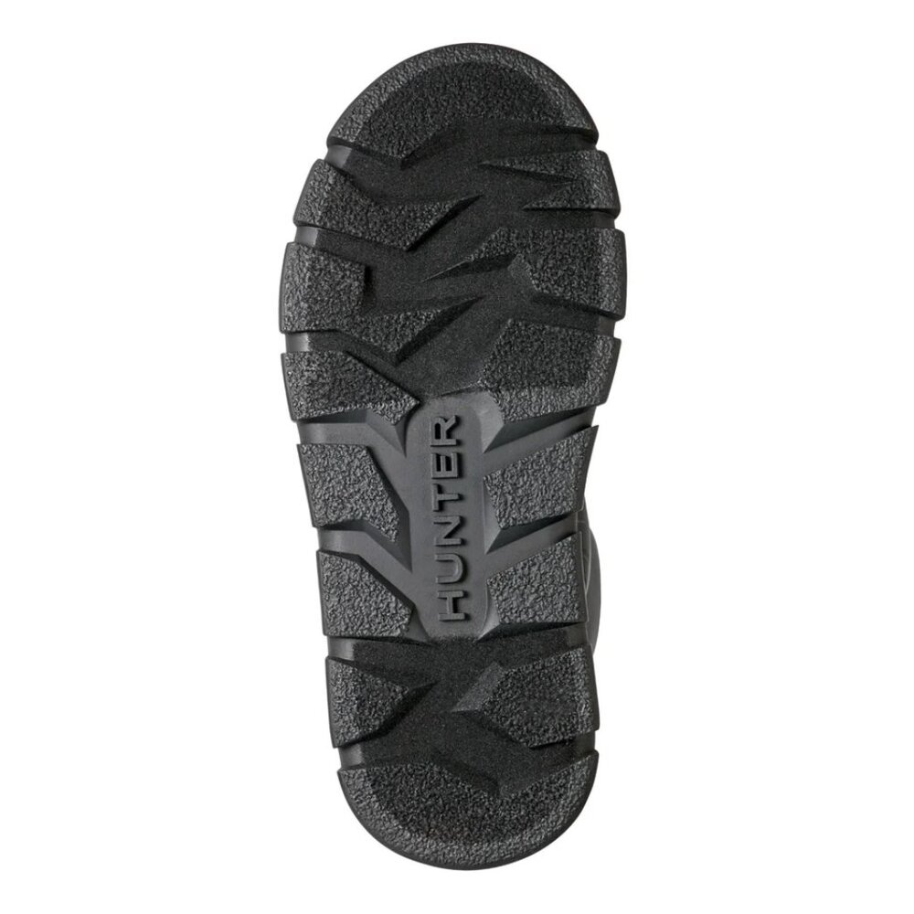 Hunter Women's Moon Lug Sole Insulated Waterproof Snow Booties in Black - Picture 9 of 10